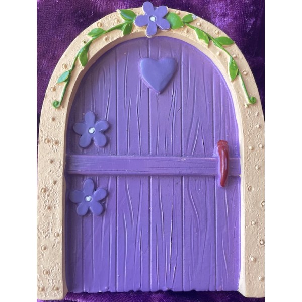 Fairy door purple