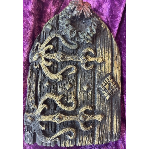 fairy door Yule wreath