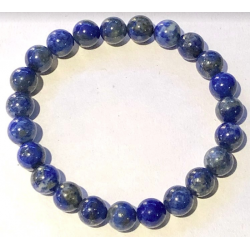 Bracelet Lapis Lazuli Round Beads