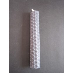 Beeswax Candle Grey 