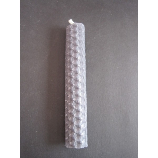 Beeswax Candle Grey 