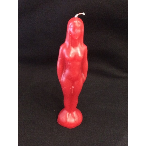 Candle Molded Female Red