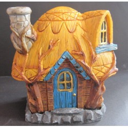 Incense Cone Holder Yellow Fairy House
