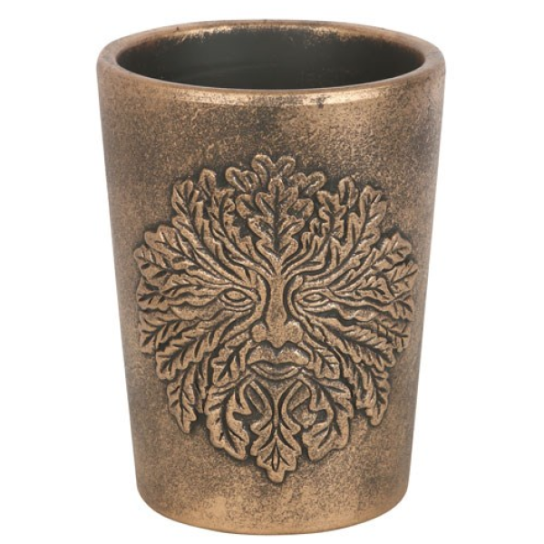 Green Man Bronze Terrecotta Plant pot